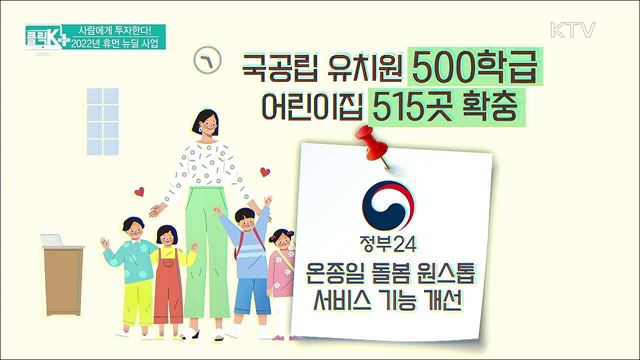 사람에게 투자한다! 2022년 휴먼 뉴딜 사업 [클릭K+]