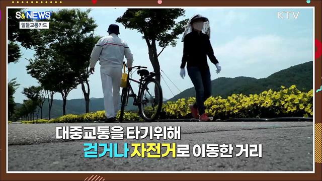 한 달에 1만3천 원 절약 '알뜰교통카드' [S&News]