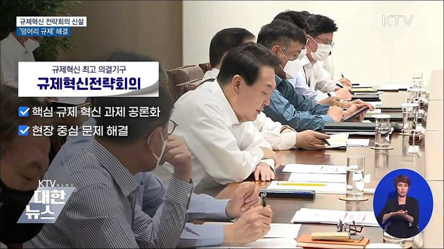 규제혁신전략회의 신설···'덩어리 규제' 해결