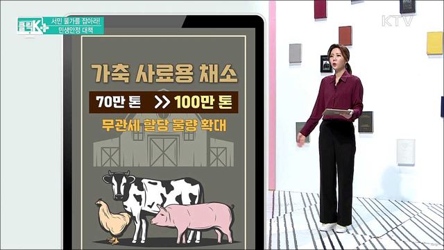 서민 물가를 잡아라! 민생안정 대책 [클릭K+]