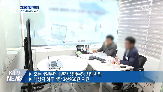 상병수당 시범사업 시작···청년내일저축 지원