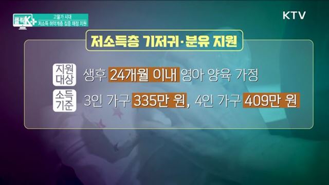 고물가 시대, 저소득 취약계층 집중 재정 지원 [클릭K+]