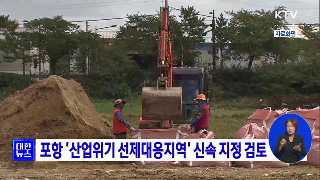 포항 '산업위기 선제대응지역' 신속 지정 검토