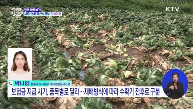 제 구실 못하는 ‘농작물재해보험’···선지급 겨우 10건? [정책 바로보기]