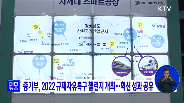 중기부, 2022 규제자유특구 챌린지 개최···혁신 성과 공유