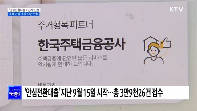 '안심전환대출 2단계' 신청···주택 가격·소득 요건 완화