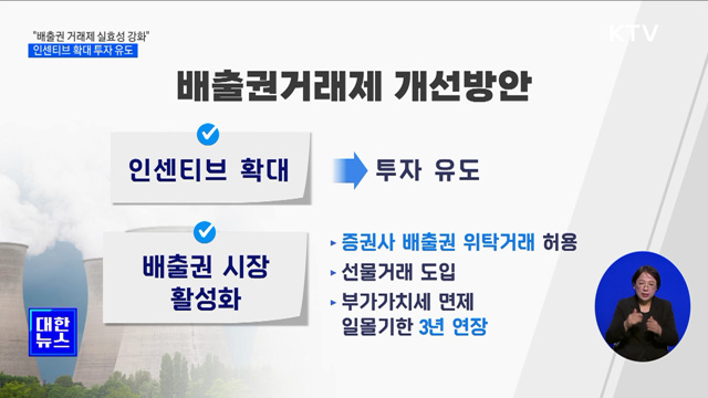 "배출권 거래제 실효성 강화"···증권사 위탁거래 허용