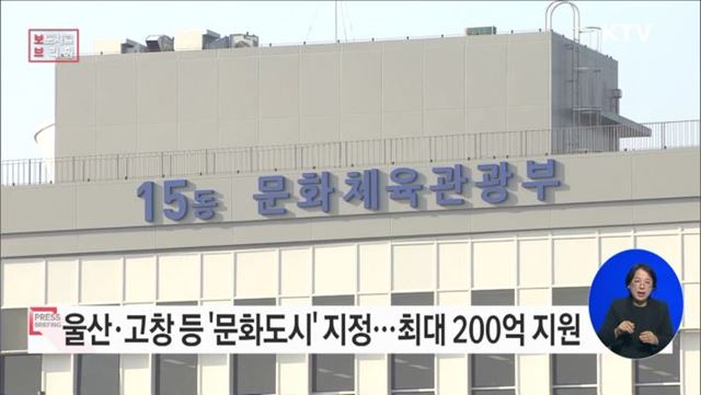 제4차 문화도시 6곳 지정, 문화로 도시발전 전환점 마련