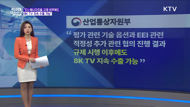 내년부터 EU 에너지효율 규제···삼성 8K TV 판매 막힌다? [정책 바로보기]