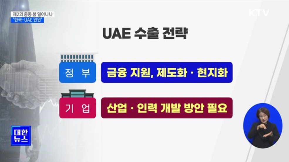 제2의 중동 붐 일어나나···"한국-UAE 윈윈"