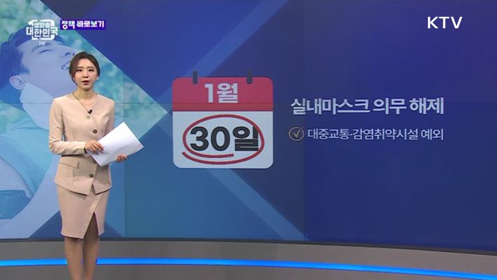 다음주부터 실내마스크 해제···지하철역에서는 써야하나요? [정책 바로보기]