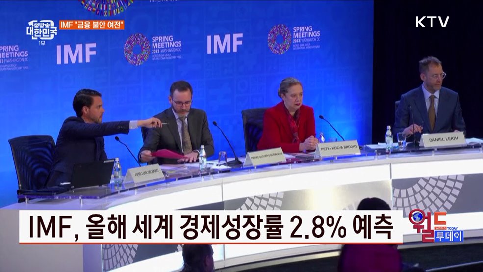 IMF, 올해 세계 경제성장률 2.8% 예측 [월드 투데이]