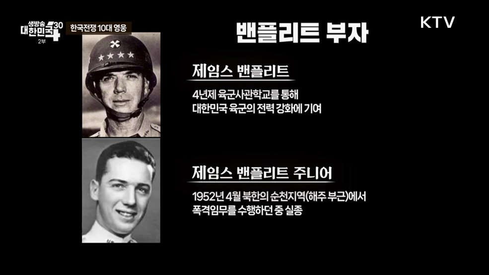 한국전쟁 10대 영웅