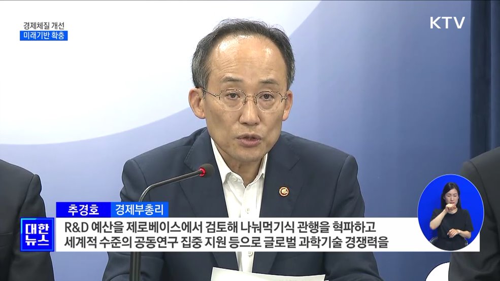 우주·AI 등 미래기술 R&D 집중···"과감히 투자"