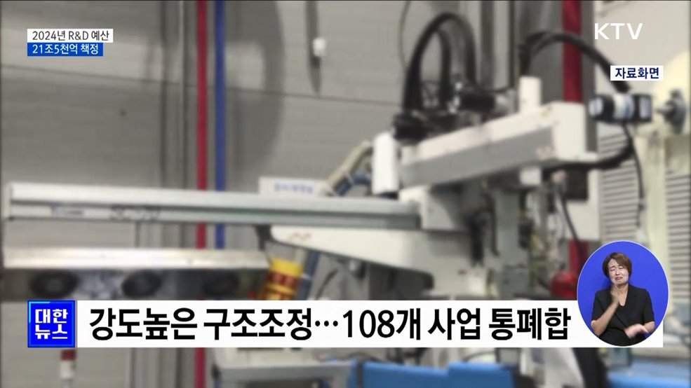 내년 R&D 예산 21조5천억···혁신R&D에 10조 투자