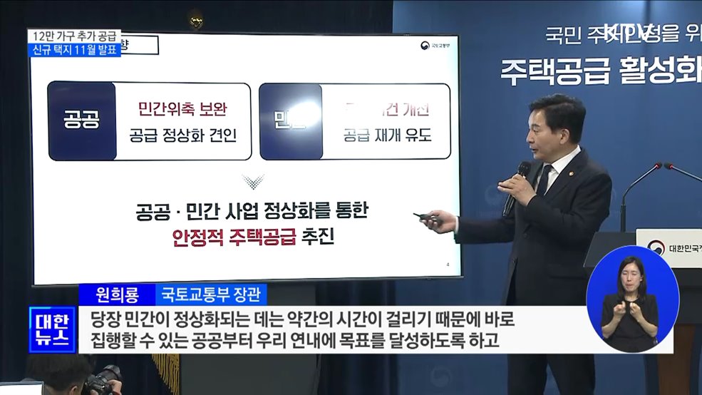 공공주택 12만 가구 추가 공급···신규 택지 11월 발표