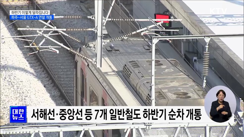 파주~서울역 GTX-A 연말 개통···대구권 광역철도 운행 눈앞