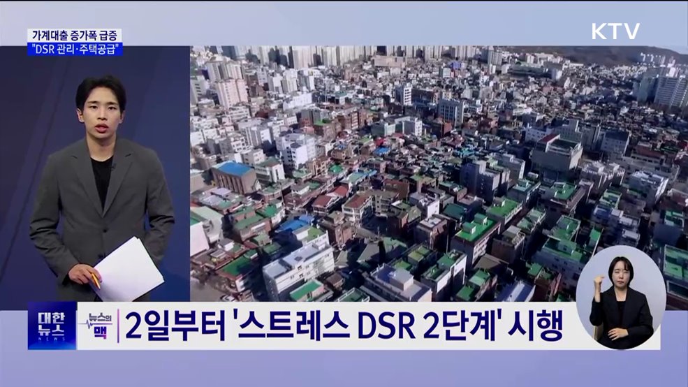 가계대출 증가폭 급증 "DSR 관리·주택공급" [뉴스의 맥]