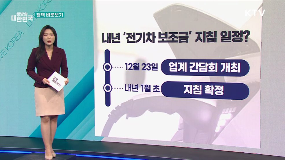 새해 ‘전기차 보조금’ 지침 연기? [정책 바로보기]